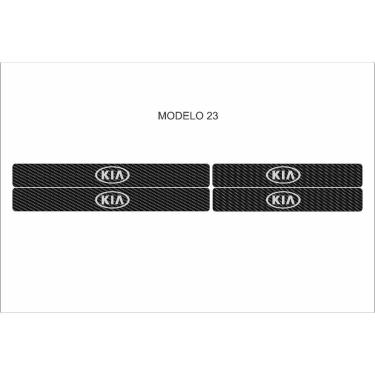 Imagem de Soleira Automotiva para Portas Dianteiras e Traseiras Kit 4 Adesivos Todas as 25 Marcas...