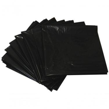 Imagem de Saco para Lixo 40 Litros Fino Preto Pacote C-100 Unidades para Descarte Doméstico e Com...