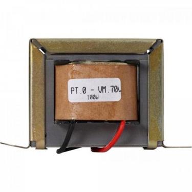 Imagem de Trafo Tronco Hayonik TSA 70V 100W para Linha de Som com Entradas 4 e 8 Ohms Saída 70V 100W RMS