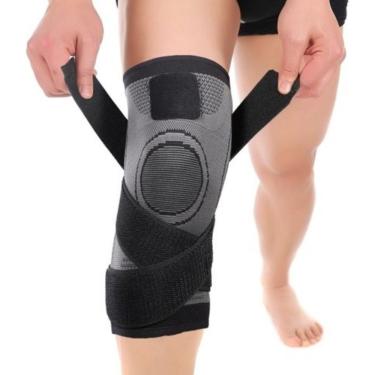 Imagem de Joelheira de Compressão OEM Joelheiras e Tornozeleira Tensor Alívio de Dor no Joelho-Inlis Ana Malha Elástica Respirável