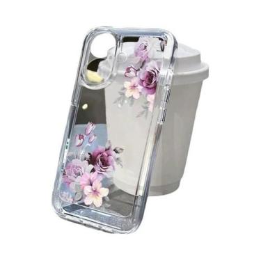 Imagem de Capa De Silicone Floral À Prova De Choque Para iPhone 11 12 13 14 15 1