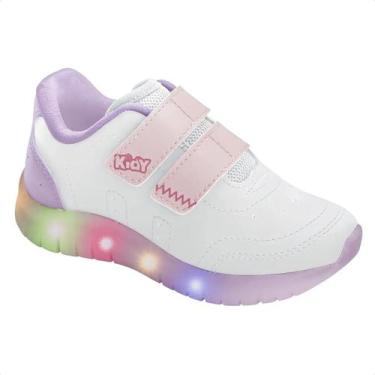 Imagem de Tênis Infantil Kidy Light Fun Menina Led Luz Pisca Pisca