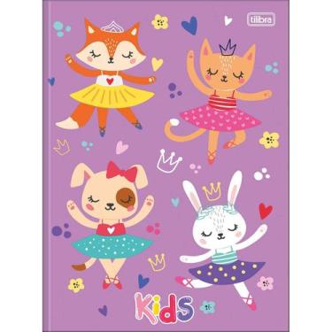 Imagem de Caderno Brochura Grande 96 Folhas Sapeca Kids Menino/Menina Capa Dura 