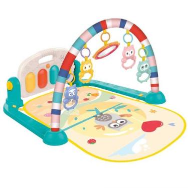 Imagem de Tapete de Atividades Azul Bebê Piano Baby Dm6748 Guta Guti - Dm Toys