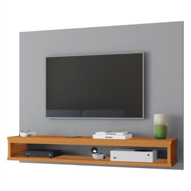 Imagem de Painel Cissa Tv 32 36 39 40 42 46 47 50 Polegadas Prateleira Inferior Nicho Decorativo...