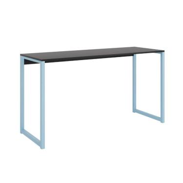Imagem de Mesa Escrivaninha Industrial Desk 90 Color Quarto Escritório Preto Azul