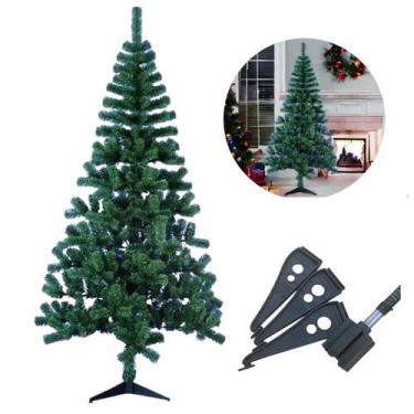 Imagem de Árvore de Natal Verde 180cm Pinheiro Natalino 320 Galhos - Multiart Ch