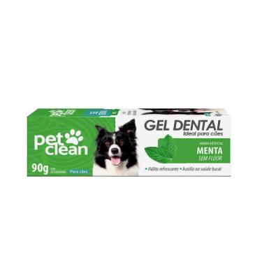 Imagem de Kit Pasta de Dente para Cães e Gatos - Gel Dental Cães e Gatos 90g + D