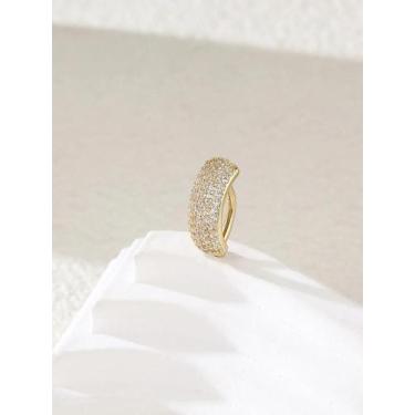 Imagem de Piercing De Umbigo Feminino Em Zircônia Formato C, Joia Corporal Perso