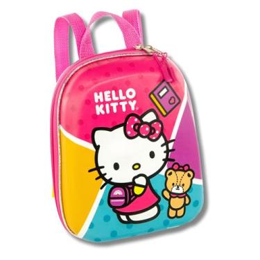 Imagem de Lancheira Costas 3D Hello Kitty Impermeável Infantil Escolar - Diploma