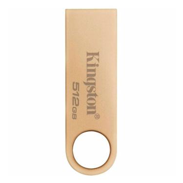 Imagem de Pendrive Kingston Datatraveler SE9 G3 USB 3.2 512GB Metal Dourado