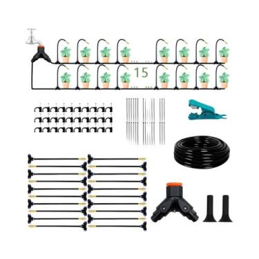 Imagem de Kit Universal DIY Para Irrigação E Resfriamento De Plantas Em Estufas 