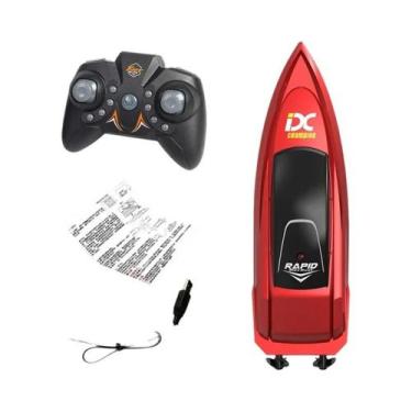 Imagem de Barco RC Mini Elétrico Para Meninos, Lancha De Alta Velocidade Para Br