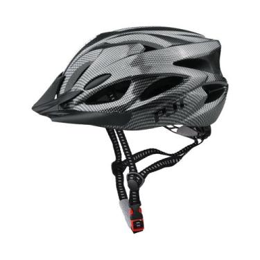 Imagem de Capacete De Bicicleta Unissex Leve E Oco Com Forro Confortável Para Ci