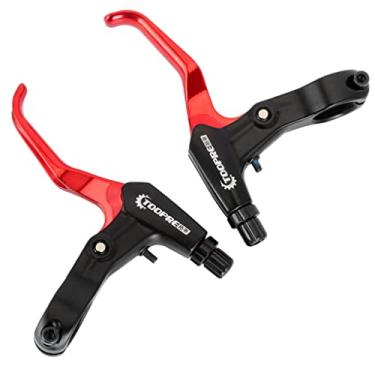 Imagem de YIJU Kit de s de freio de 2 unidades esquerda e direita para 22,3 mm Guidão Pinças de freio de Componentes da de freio, vermelho