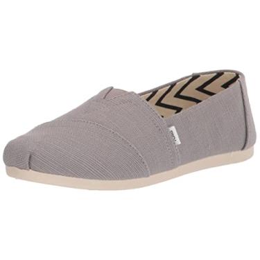 Imagem de TOMS Tênis feminino Alpargata Slip-On, Morning Dove, 41