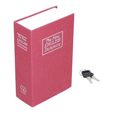 Imagem de Livro falso vazio com chaves, livro de disfarce de estante, arquivo classificado para guardar dinheiro, caixa de tesouro com dicionário de simulação