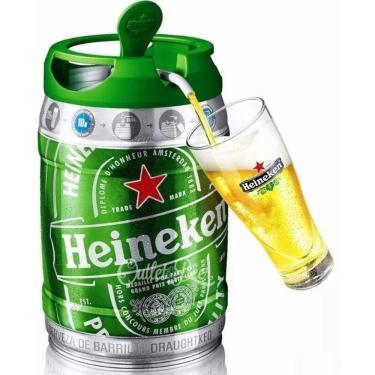 Imagem de Barril Chopp Heinekenn 5 Litros Cerveja Litros Original Premium