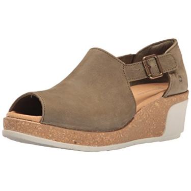 Imagem de El Naturalista Mule feminina Leaves N5003, cáqui, 6