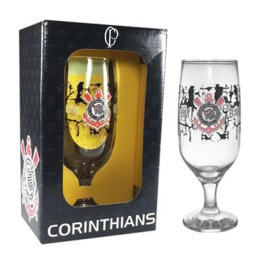 Imagem de Taça De Cerveja Do Corinthians 300 Ml Em Caixa Personalizada - Allmix