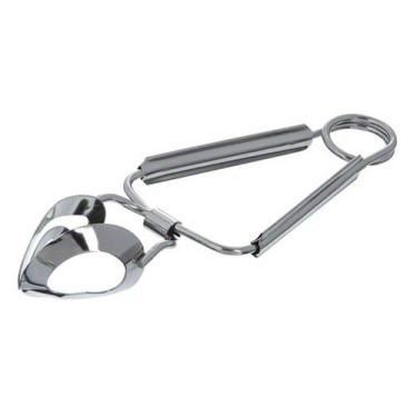 Imagem de American Metalcraft SNT612 Stainless Steel Satin Finish Snail Tong, 16.5cm