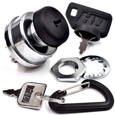 Imagem de Interruptor HD substitui Dixon 539125010 e Sears Craftsman 532365402/532 36 54-02 Interruptor de ignição para iniciante - Atualização de proteção dupla definitiva - 3 teclas e mosquetão grátis