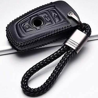 Imagem de YJADHU Capa de proteção de couro para chave de carro, apto para BMW 520 525 f30 f10 F18 118i 320i 1 3 5 7 Series X3 X4 M3 M4 M5,7