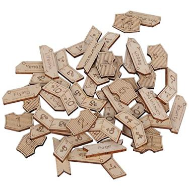 Imagem de Ability, Loyalty and +1/+1 Counters Set of 194 Wood Keyword, Magic Tokens Compatible with Magic The Gathering, MTG