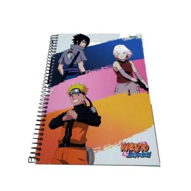 CAPA P/CADERNO 96/FOLHAS ALIBOMBOM NARUTO C/40