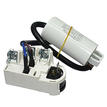 Imagem de NUHFUFA TY-QZ-109 Motor de arranque + capacitor de 2,5 uF protetor de sobrecarga acessórios de relé de refrigerador para compressor de congelador de geladeira Haier