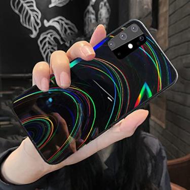 Imagem de Capa de telefone com espelho laser arco-íris para Samsung Galaxy S22 Ultra S21 S20 FE A53 A73 A13 A52 A72 Nota 20 Capa macia, G, para Samsung S21 Plus