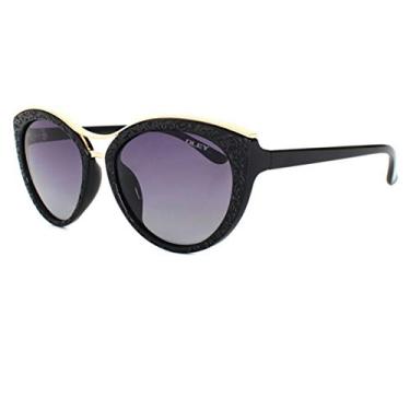 Imagem de Óculos de Sol Feminino Gatinho Design Classico Oley Polarizado com Proteção Uv400 Y7416 (C3)