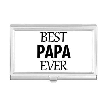 Imagem de Capa com porta-cartões para o Dia dos Pais com citação Best Papa Ever