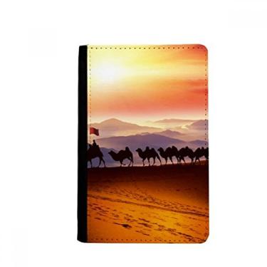 Imagem de Porta-passaporte Notecase Burse da Flag Journey Silk Road Camel Deserto Porta-cartões