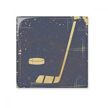 Imagem de Ilustração esportiva de golfe padrão azul azulejo de cerâmica brilhante decalque pedra adornada tijolo vitrificado