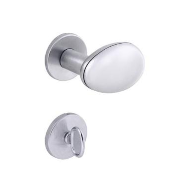 Imagem de Fechadura Ovo Z Wc, Arouca Fechaduras, 508419/40-Zce, Cromado Escovado