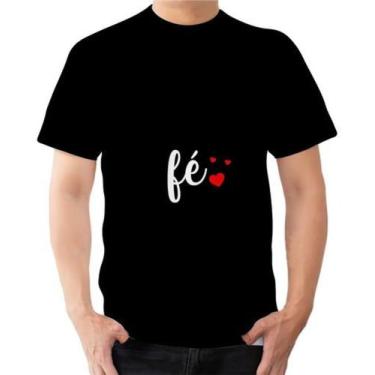 Imagem de Camiseta Camisa Cristã Fé Esperança Amor Coração Vida Hope 4 - Estilo