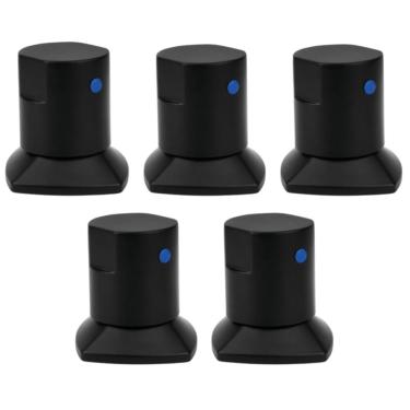 Imagem de Kit 05 und Acabamento De Registro Preto Encaixe Padrão Deca Docol 1.2 e 3.4