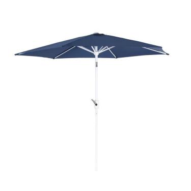 Imagem de Guarda Sol Ombrelone com Manivela Aço Azul 2,40 Mor