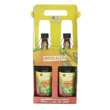 Imagem de Kit presenteável 2 Roleta Russa Imperial IPA 500ml