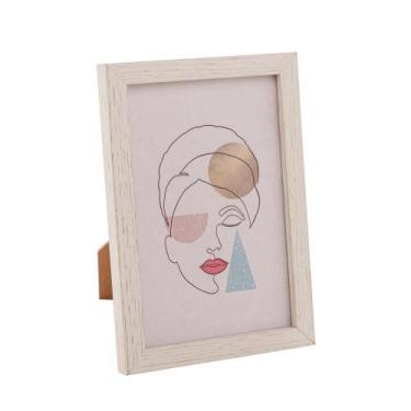 Imagem de Porta Retrato De Mdf Palha 10cm X 15cm - Lyor