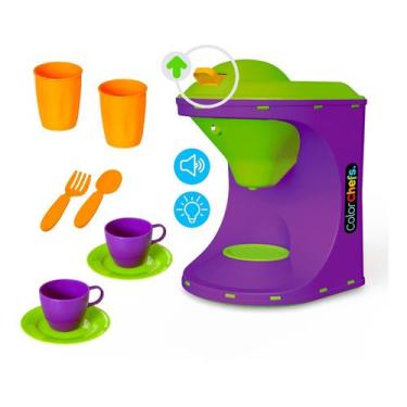 Imagem de Mini Cafeteira Infantil Coleção Color Chefs Usual Brinquedos