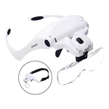 Imagem de Lupa De Cabeça 5 Lentes Aumento Artes Ofícios Hobby Dentista