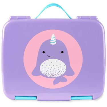 Imagem de Kit de Alimentação Skip Hop Bento Box Zoo Baleia Narval Roxo