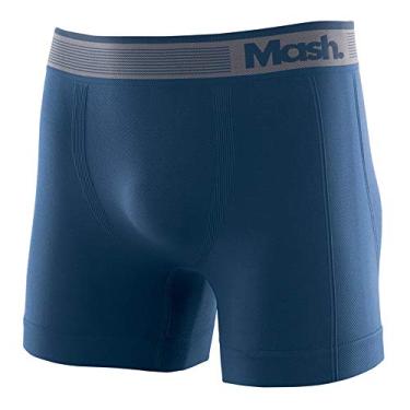 Imagem de Mash - Cueca Boxer 710.01, Masculino, Azul Diesel, P
