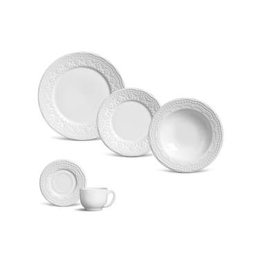 Imagem de Aparelho para Jantar Porto Brasil Madeleine em Faiança Feldspática - 30 Peças
