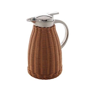 Imagem de Garrafa Térmica Wolff com Rattan Marrom - 1,5L