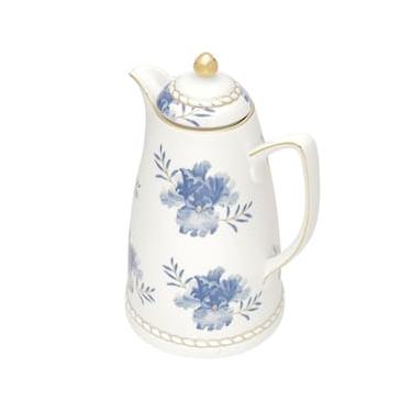 Imagem de Garrafa Térmica Wolff em Porcelana Floral Branca - 900ml