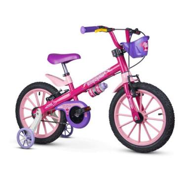 Imagem de Bicicleta Infantil Bike Feminino 5 A 8 Anos Aro 16 Top Girls Nathor