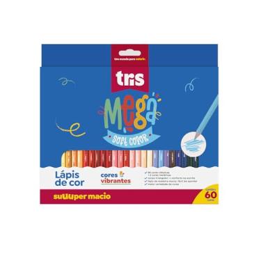 Imagem de Lapis Cor Tris Mega Soft 60 Cores